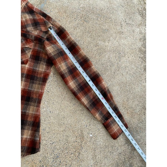 Vintage 80’s Rugged Wrangler Style Western Flannel Shirt - Picture 11 of 11